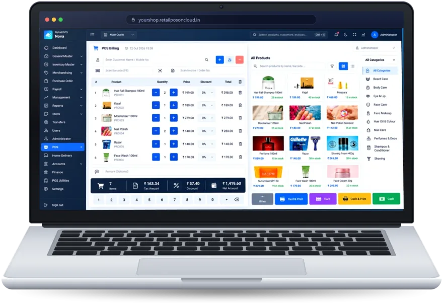 Billing software too: RetailPOS Nova